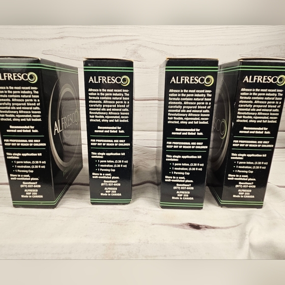 4 Boxes of Alfresco Alkaline Wave System Perm Solution Kits - Picture 4 of 4